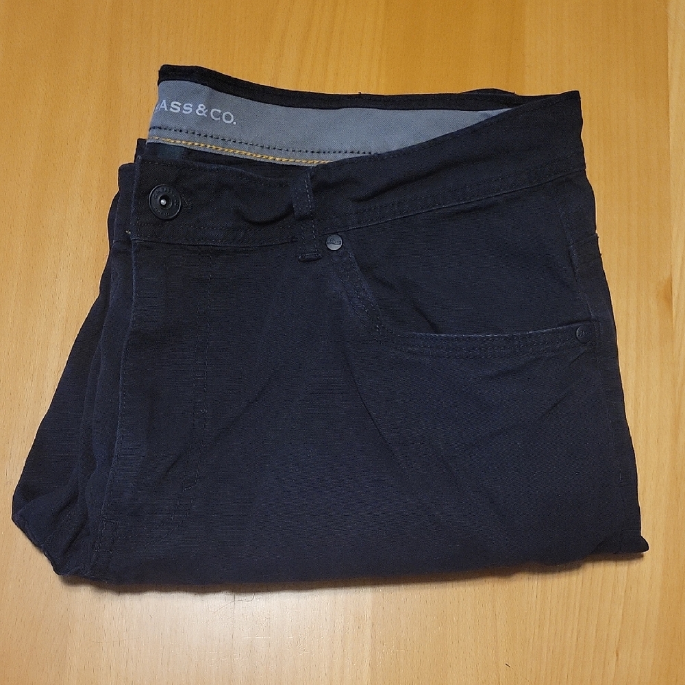 G.H. Bass & Co. 6 Pocket Groundwork Canvas Pant Black Men's Size 38/30